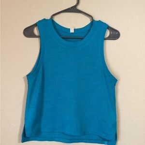 Final Reduction Women's Lululemon Train to be Tank Top Turquoise Tide Size: 4